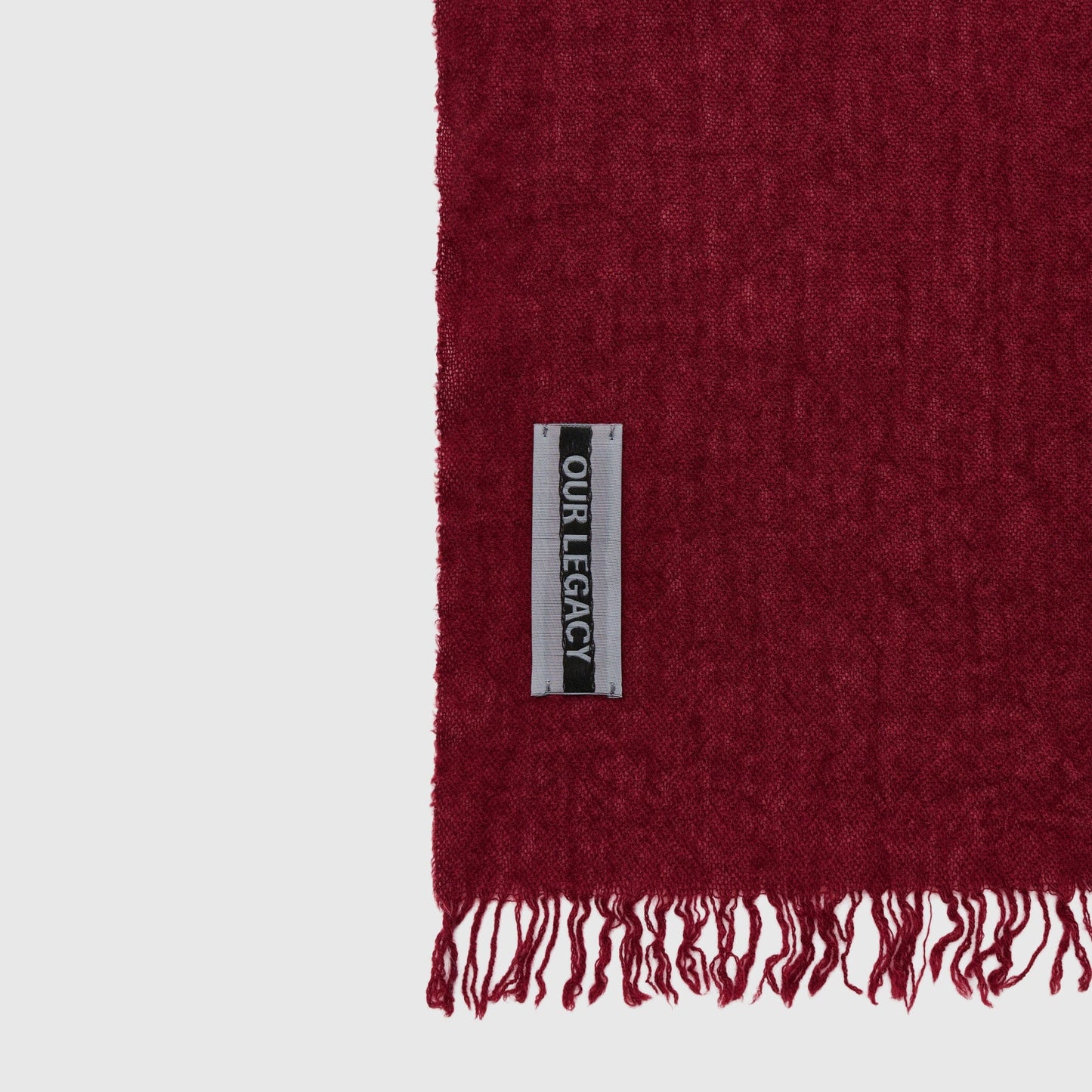 Our Legacy Cottage Scarf - Burgundy Scarf Our Legacy 