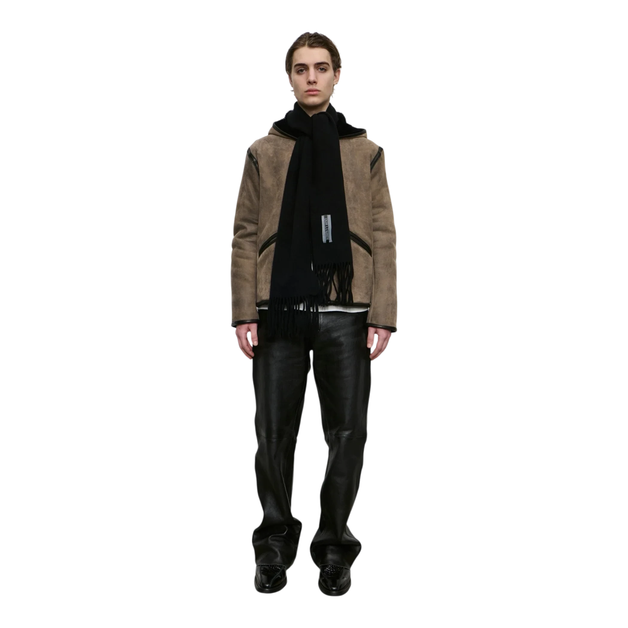 Our Legacy - Estate Scarf - Black Double Wool Skjerf Our Legacy 