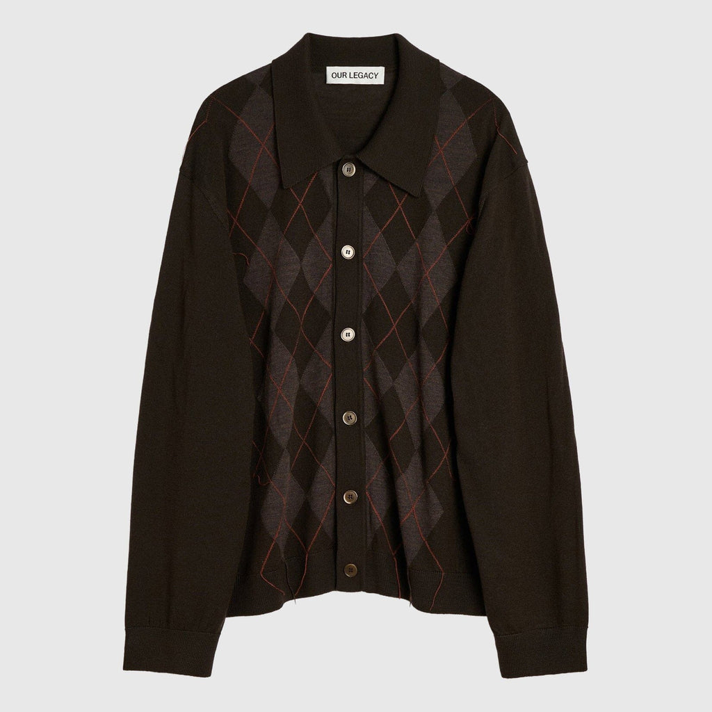 Our Legacy Evening Polo - Pub Argyle Cardigan Our Legacy 