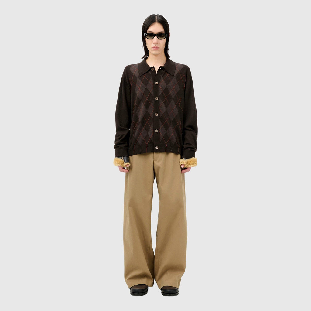 Our Legacy Evening Polo - Pub Argyle Cardigan Our Legacy 