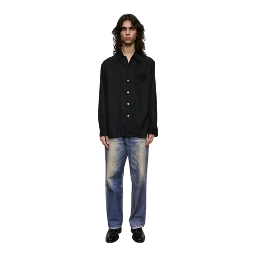 Our Legacy Every Shirt Draping Black Lyocell front product image