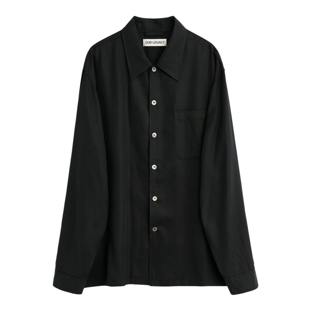 Our Legacy - Every Shirt - Draping Black Lyocell Skjorte Our Legacy 