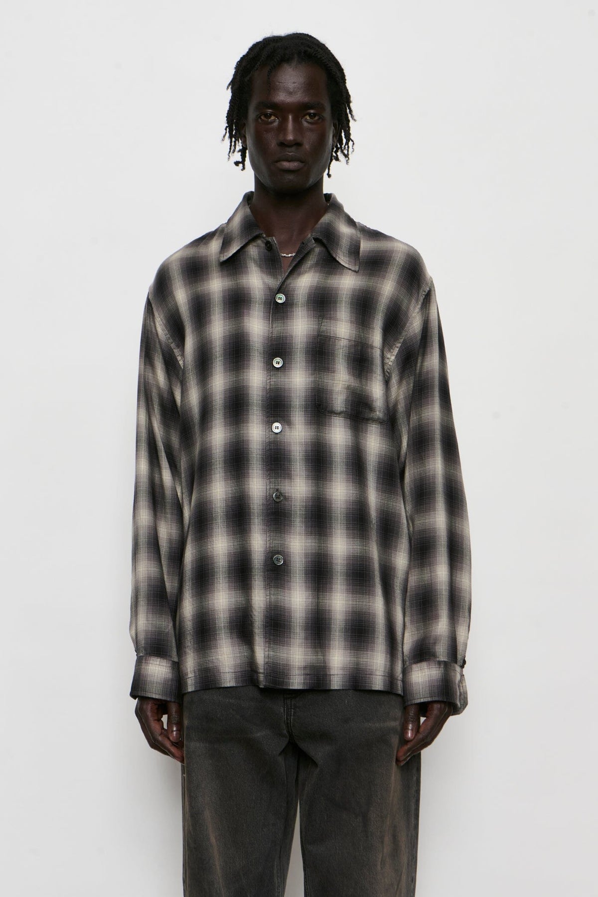 Our Legacy - Every Shirt - Taos Check Saloon Tencel Skjorte Our Legacy 