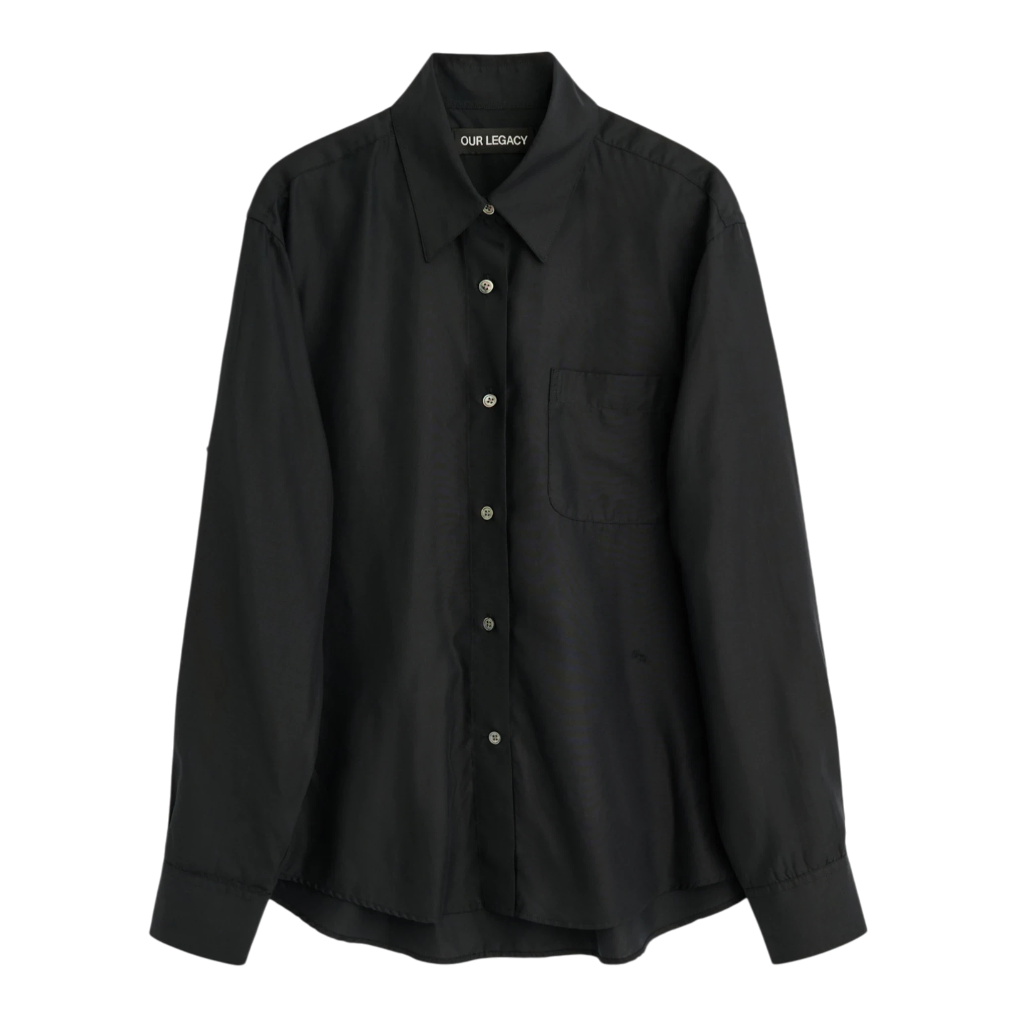 Our Legacy Forever Shirt - Black Liquid Tencel Shirt Our Legacy 