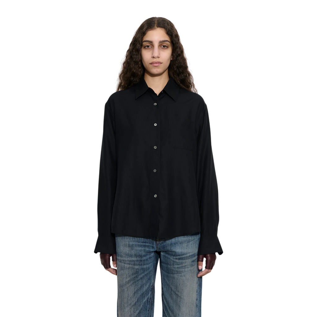 Our Legacy Forever Shirt - Black Liquid Tencel Shirt Our Legacy 