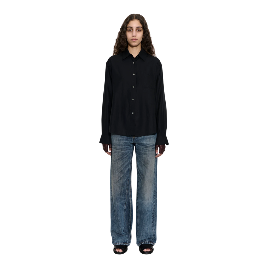 Our Legacy Forever Shirt - Black Liquid Tencel Shirt Our Legacy 