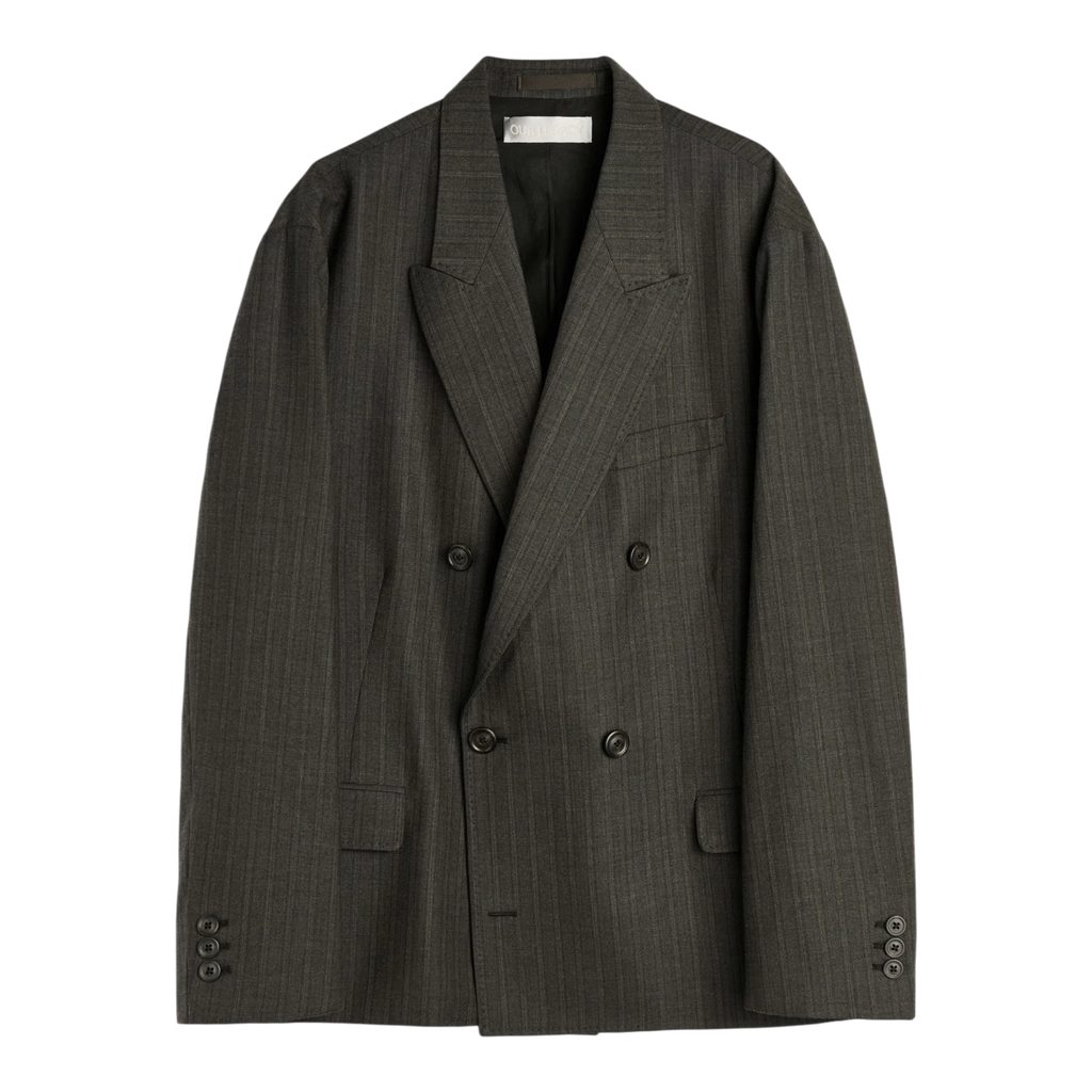 Our Legacy - Halt Blazer - Phase Stripe Motion Woolcot Jakke Our Legacy 