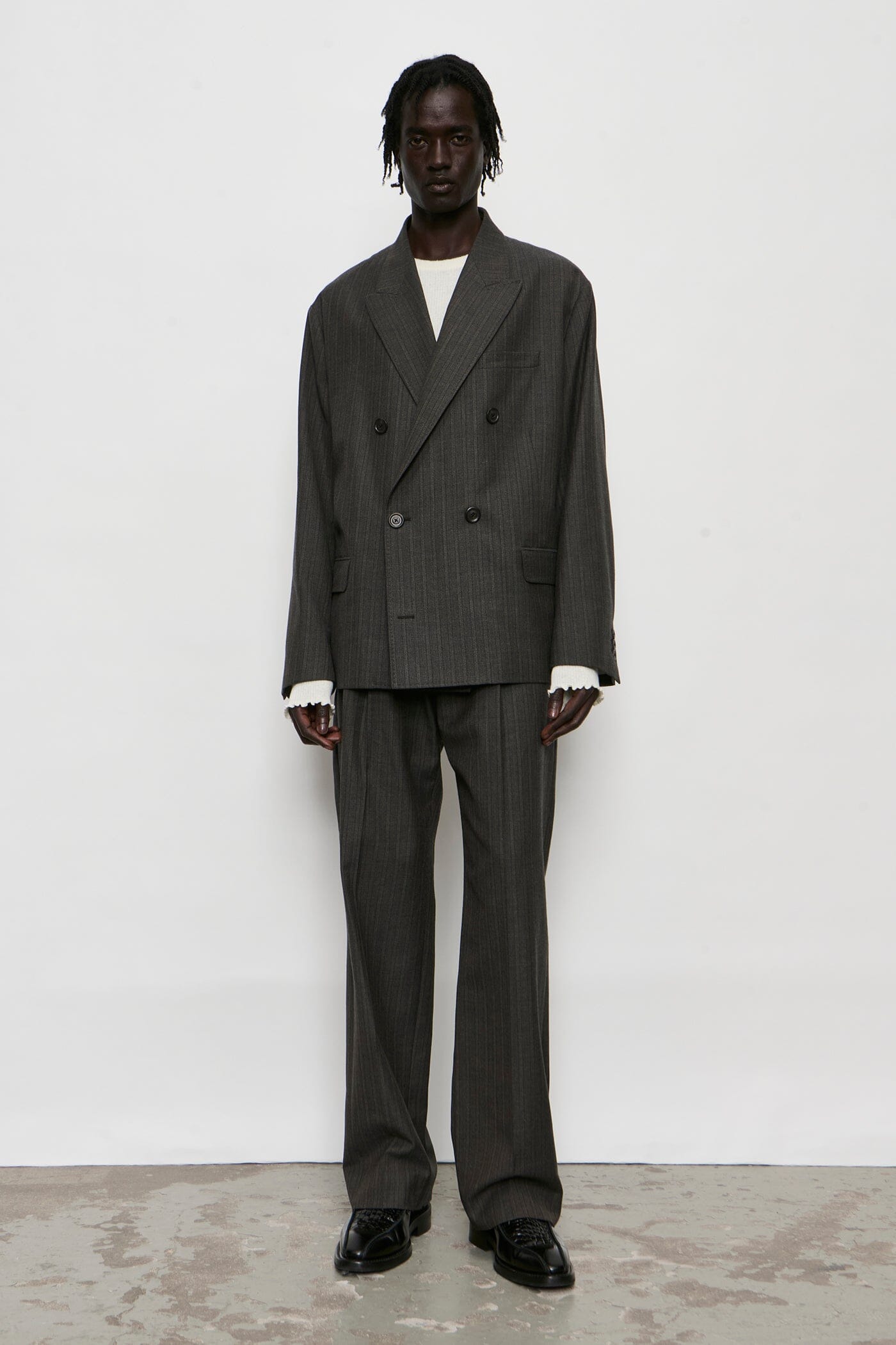 Our Legacy - Halt Blazer - Phase Stripe Motion Woolcot Jakke Our Legacy 
