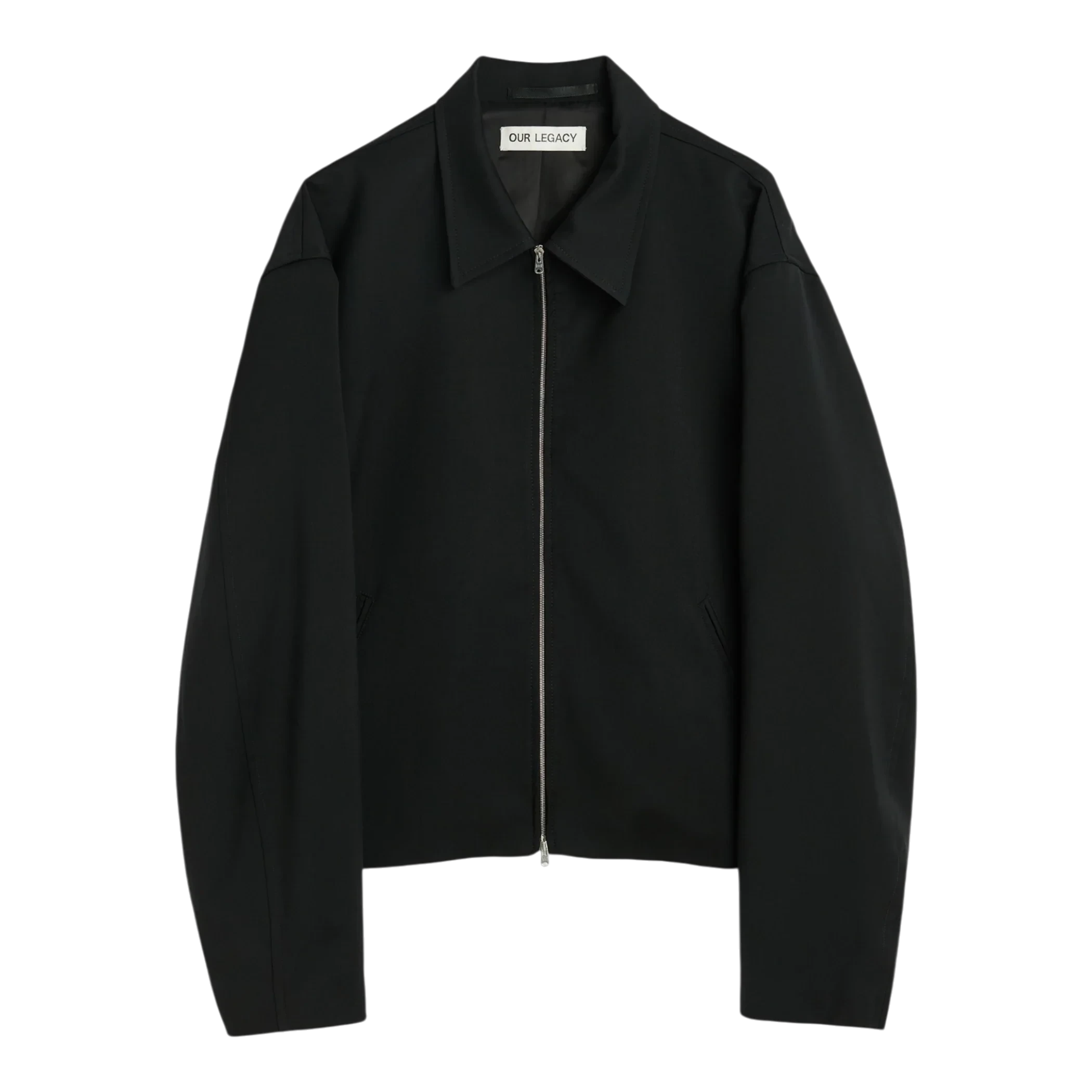 Our Legacy - Mini Jacket - Black Worsted Wool Jakke Our Legacy 