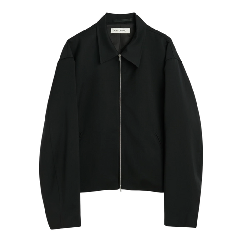 Our Legacy - Mini Jacket - Black Worsted Wool Jakke Our Legacy 
