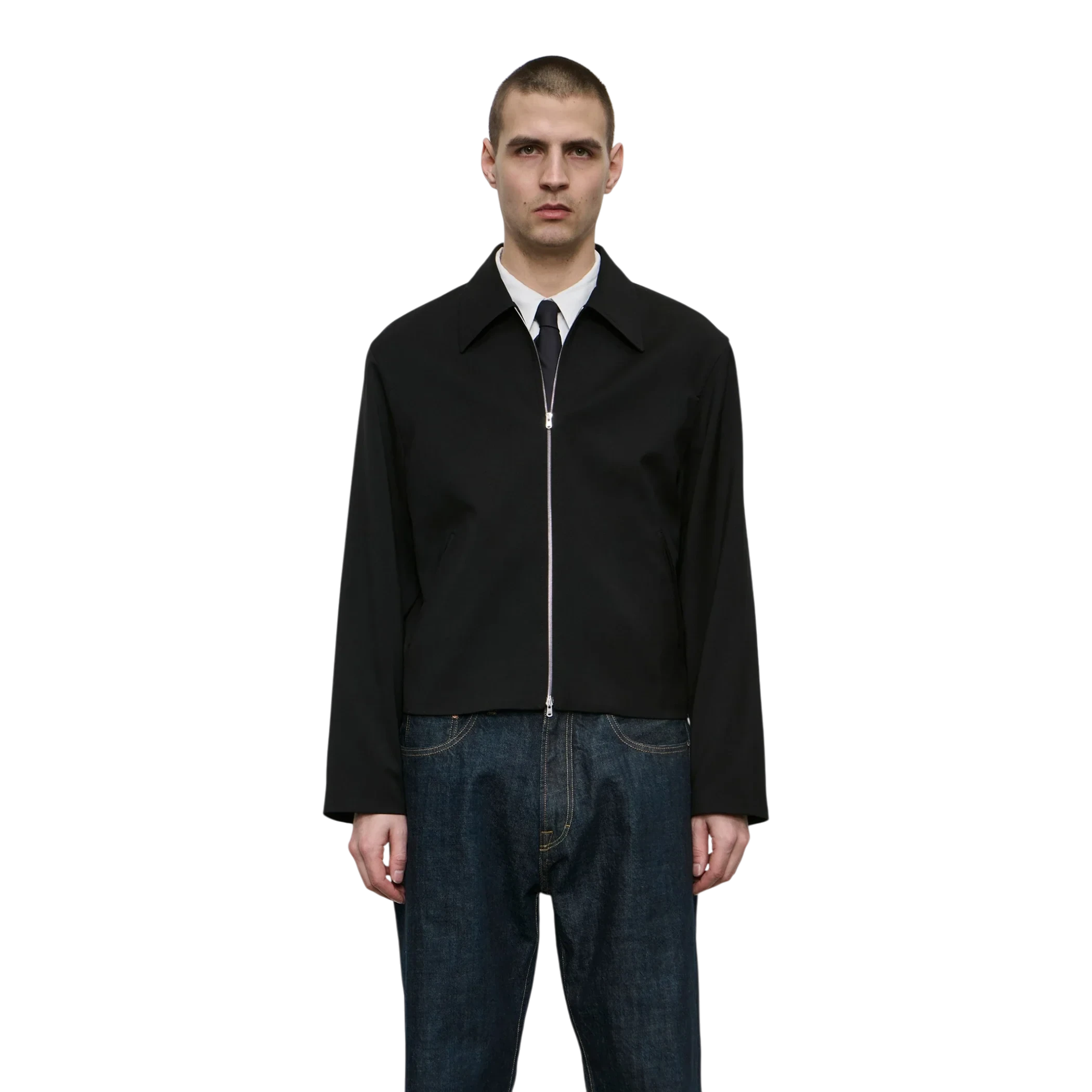 Our Legacy - Mini Jacket - Black Worsted Wool Jakke Our Legacy 