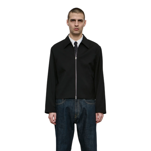 Our Legacy - Mini Jacket - Black Worsted Wool Jakke Our Legacy 