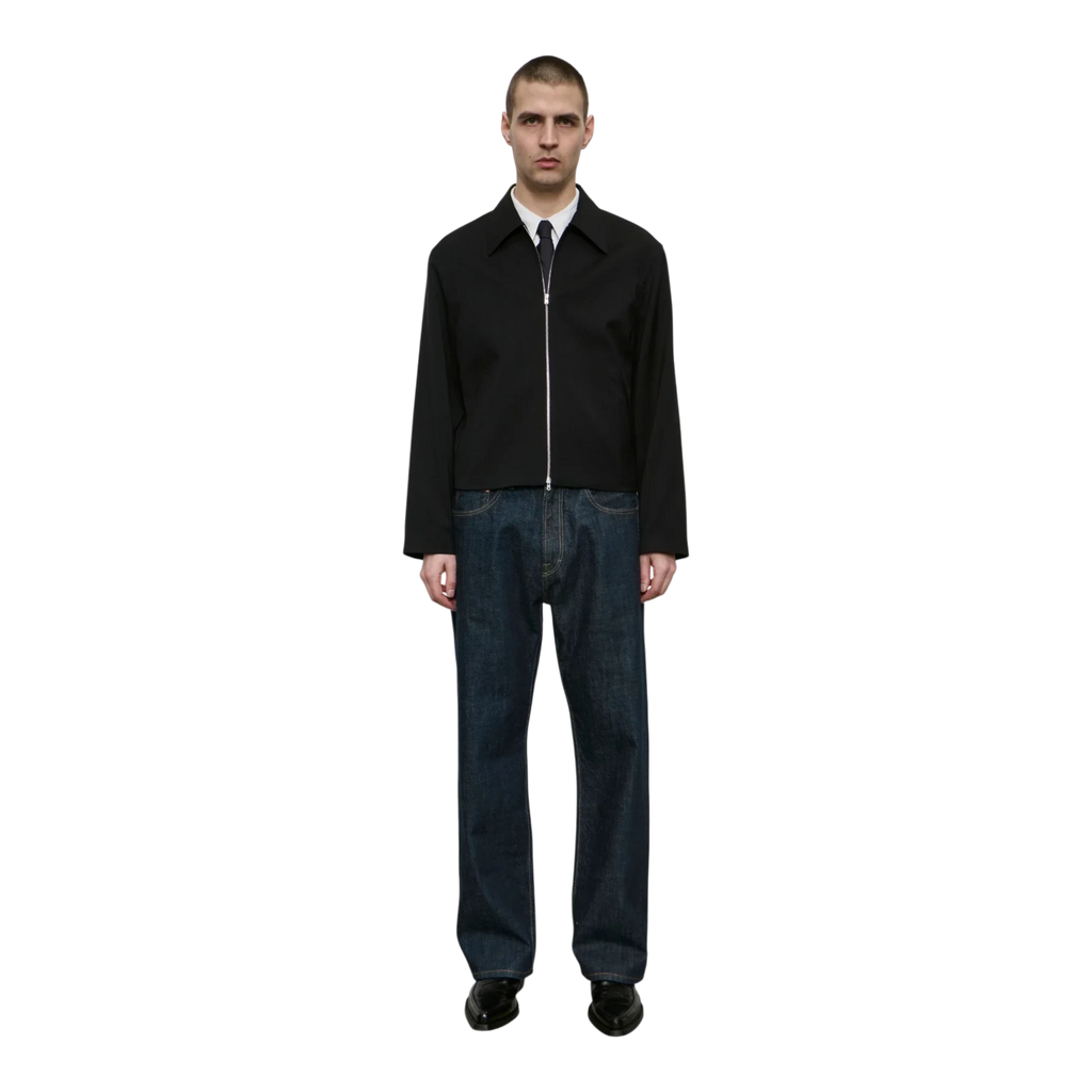 Our Legacy - Mini Jacket - Black Worsted Wool Jakke Our Legacy 