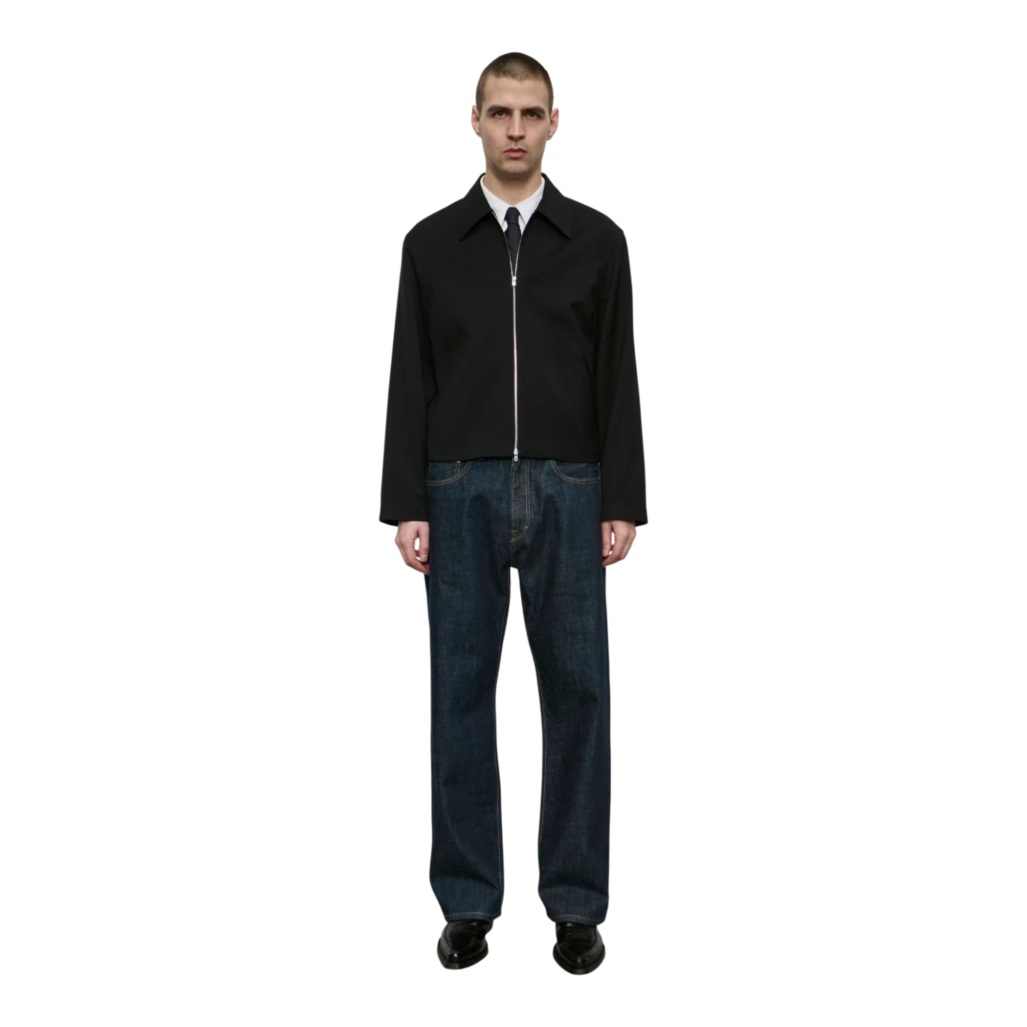 Our Legacy - Mini Jacket - Black Worsted Wool Jakke Our Legacy 