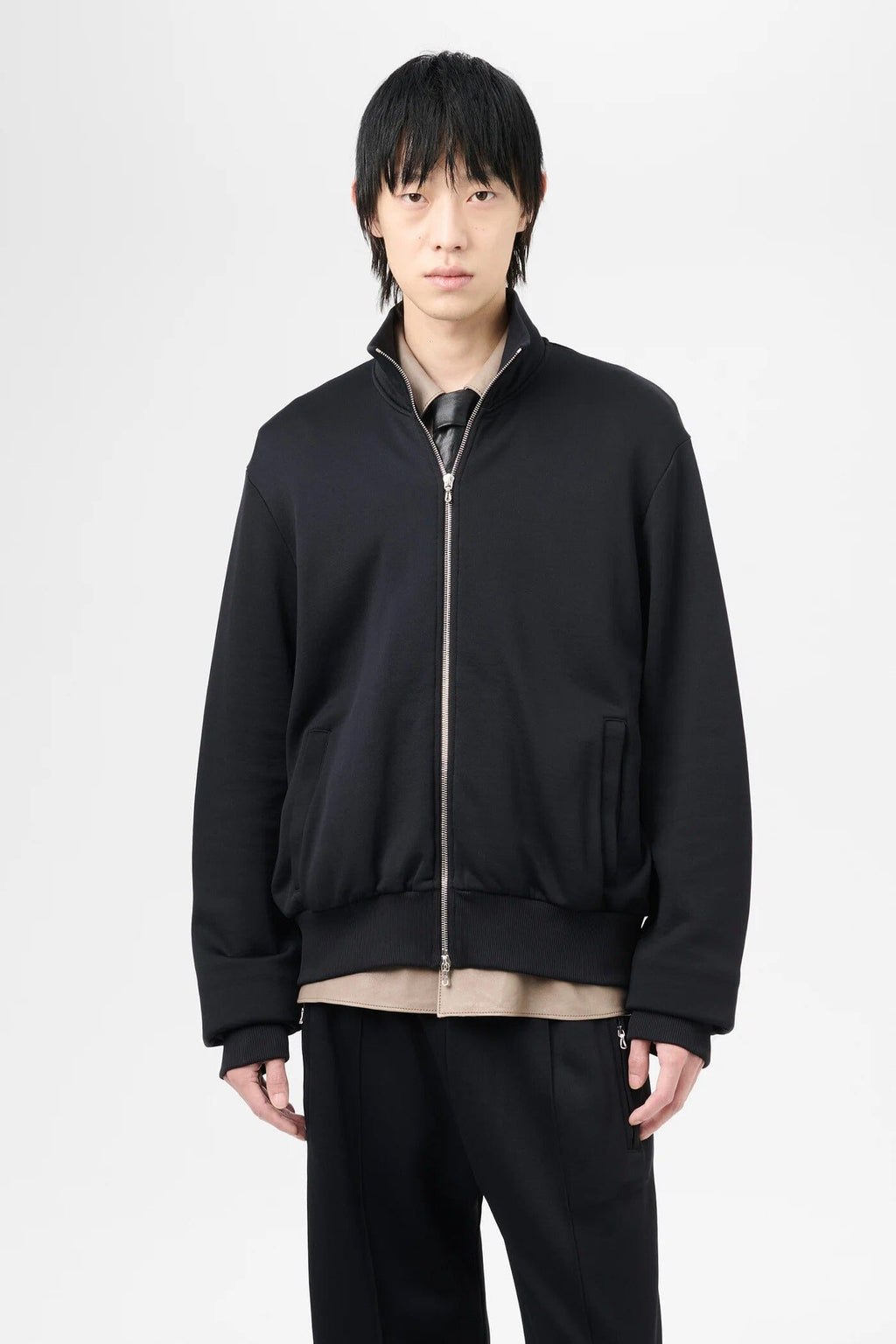 Our Legacy Mob Jacket - Prime Black True Track Jersey Jacket Our Legacy 