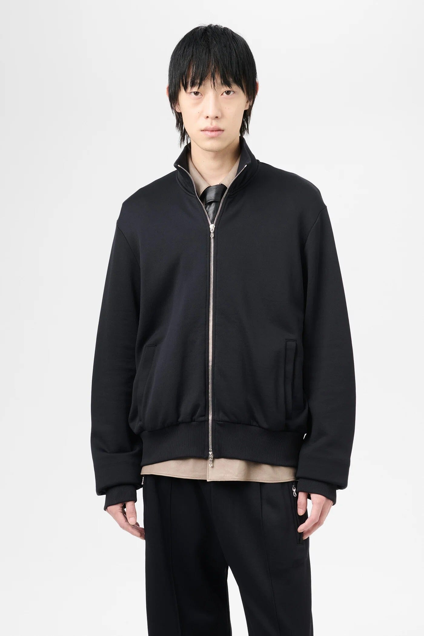 Our Legacy Mob Jacket - Prime Black True Track Jersey Jacket Our Legacy 