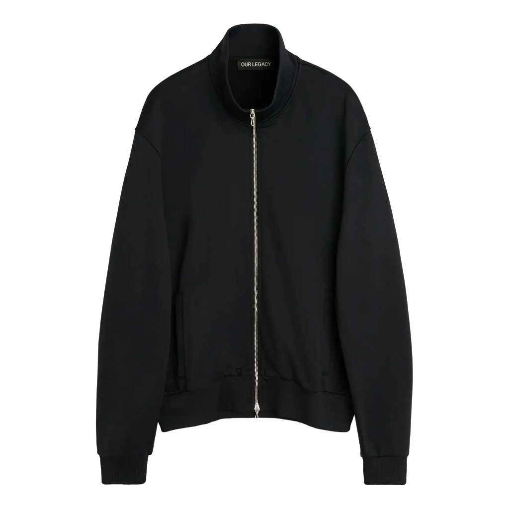 Our Legacy Mob Jacket - Prime Black True Track Jersey Jacket Our Legacy 