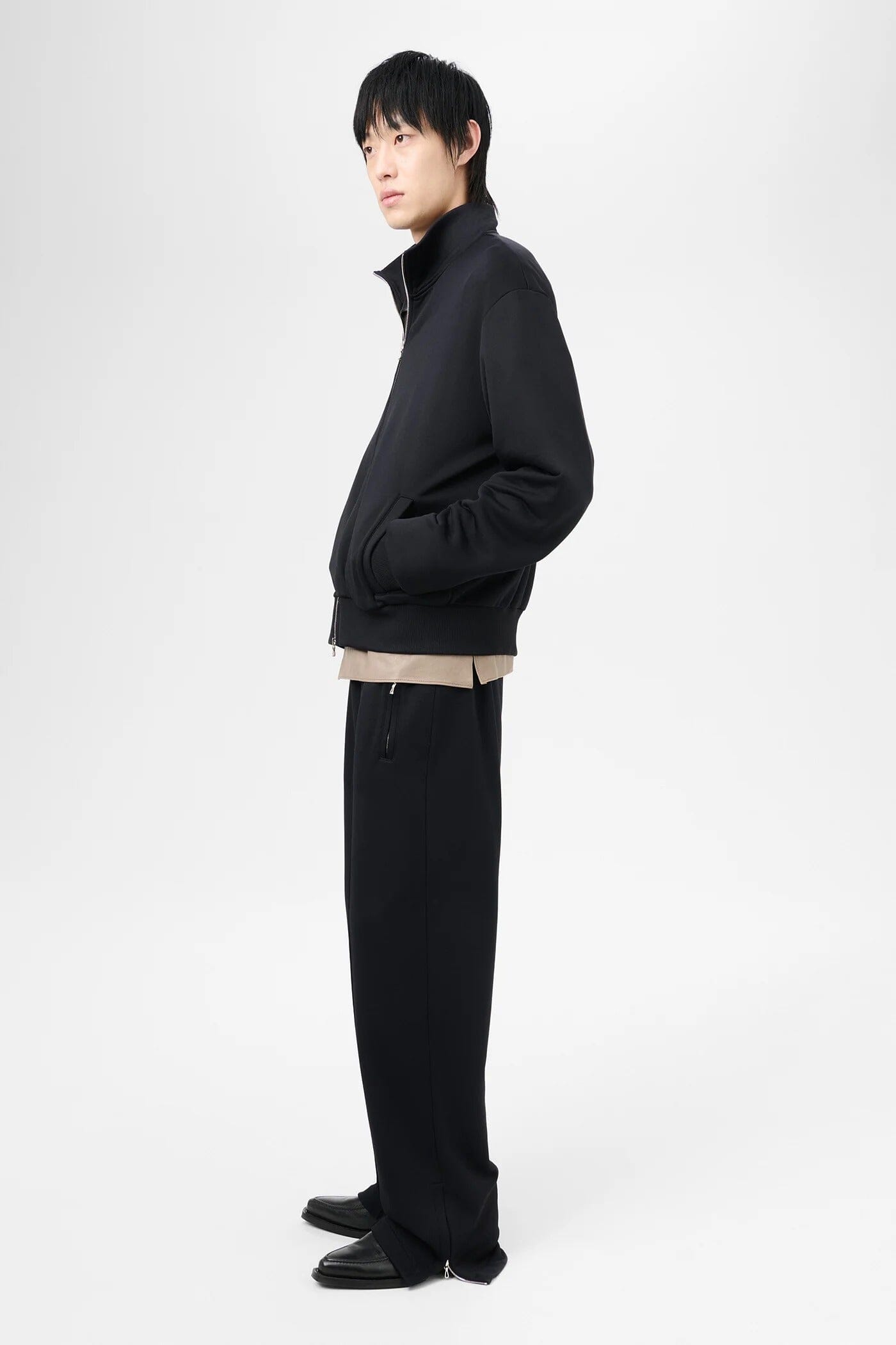 Our Legacy Mob Jacket - Prime Black True Track Jersey Jacket Our Legacy 