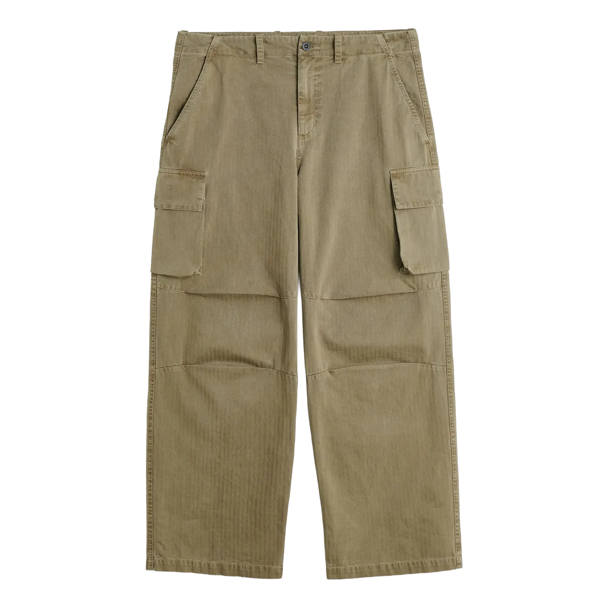 Our Legacy Mount Cargo Pants - Uniform Olive Herringbone Pants Our Legacy 