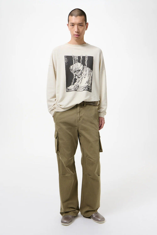 Our Legacy Mount Cargo Pants - Uniform Olive Herringbone Pants Our Legacy 