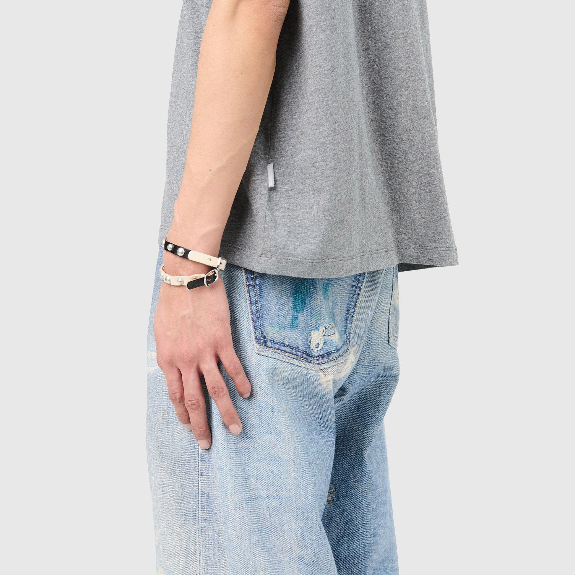 Our Legacy New Box T-Shirt - Grey Melange T-Shirt Our Legacy 