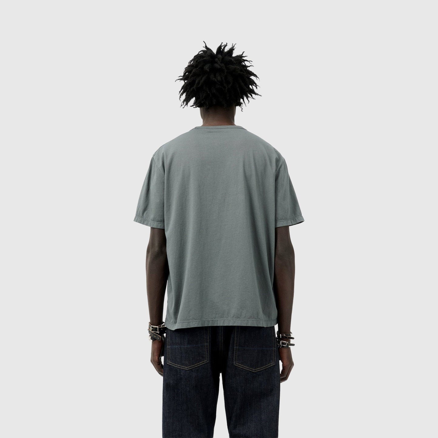 Our Legacy New Box T-Shirt - Sage Grey T-shirt Our Legacy 