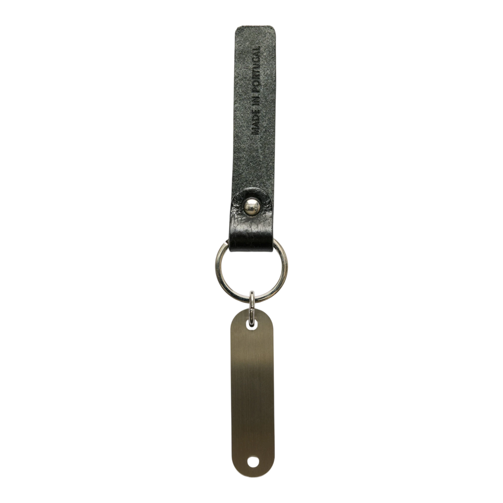 Our Legacy Ring Keyring - Black Leather Keyring Our Legacy 