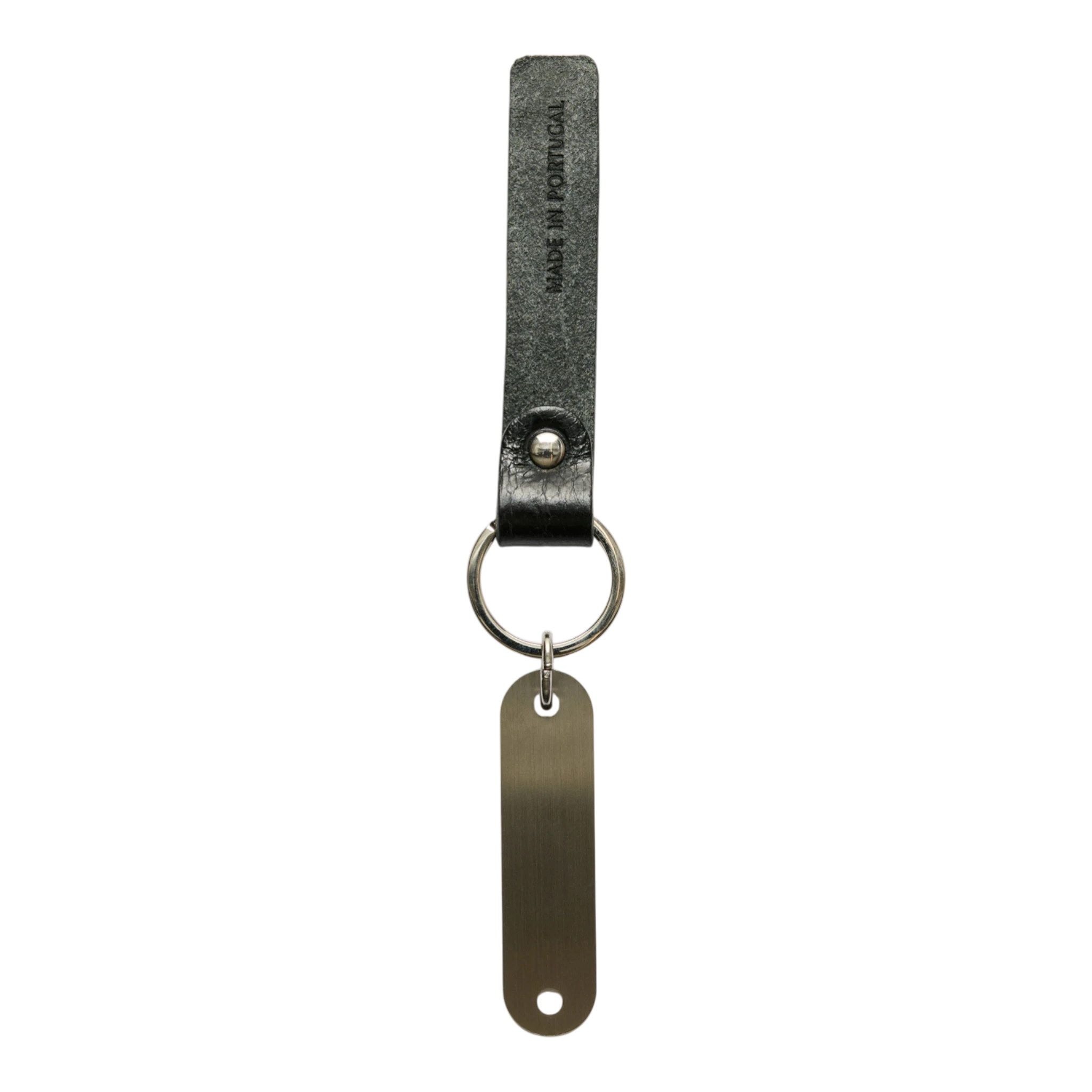 Our Legacy Ring Keyring - Black Leather Keyring Our Legacy 