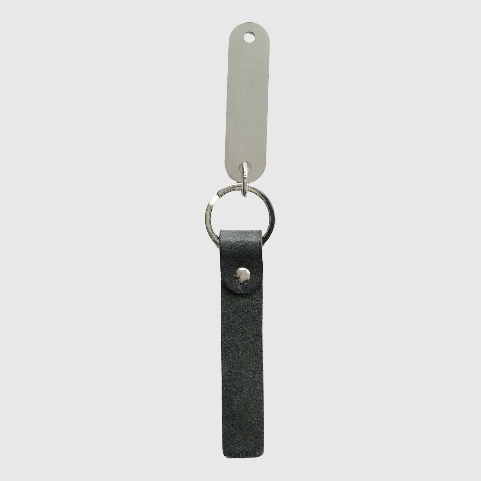 Our Legacy Ring Keyring - Grey Leather Keyring Our Legacy 