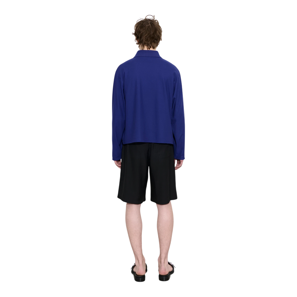 Our Legacy Rugby Longsleeve - Deep Blue High Twist Jersey Longsleeve Our Legacy 