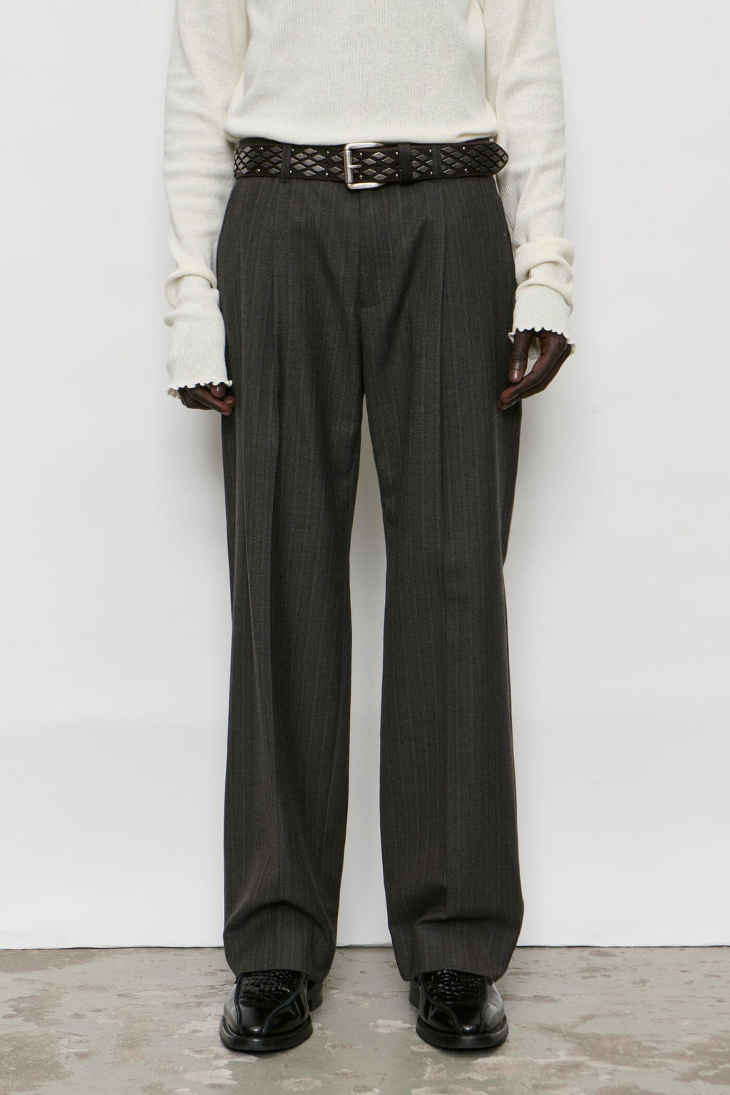 Our Legacy - Slack Trouser - Phase Stripe Motion Woolcot Bukse Our Legacy 