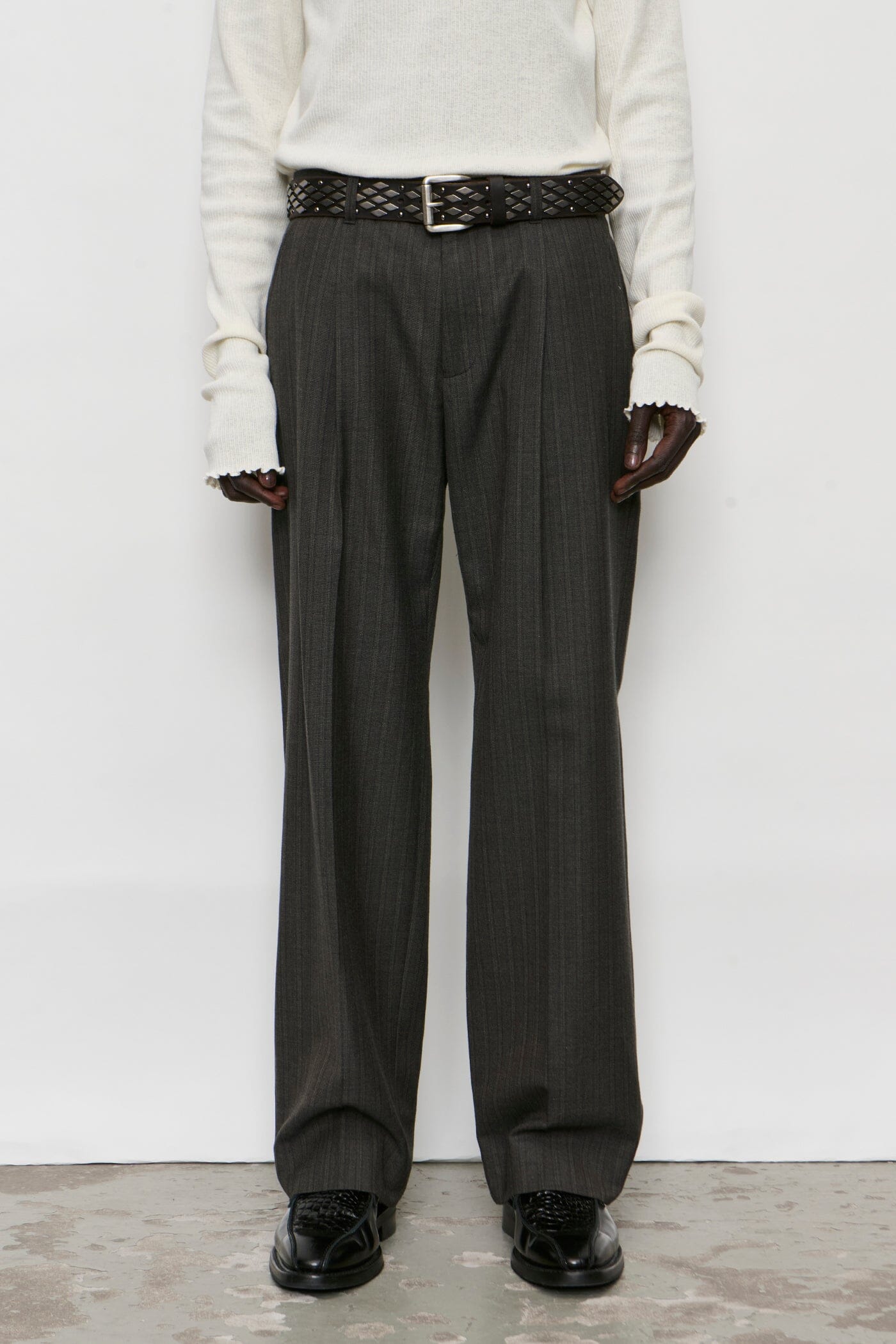 Our Legacy - Slack Trouser - Phase Stripe Motion Woolcot Bukse Our Legacy 