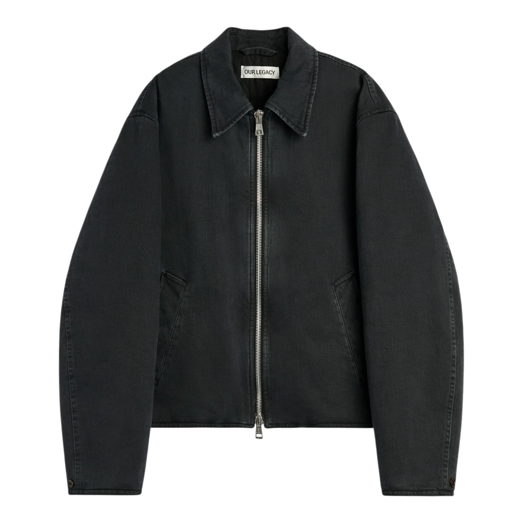 Our Legacy - Slight Jacket - Enzyme Obsidian Field Sateen Jakke Our Legacy 