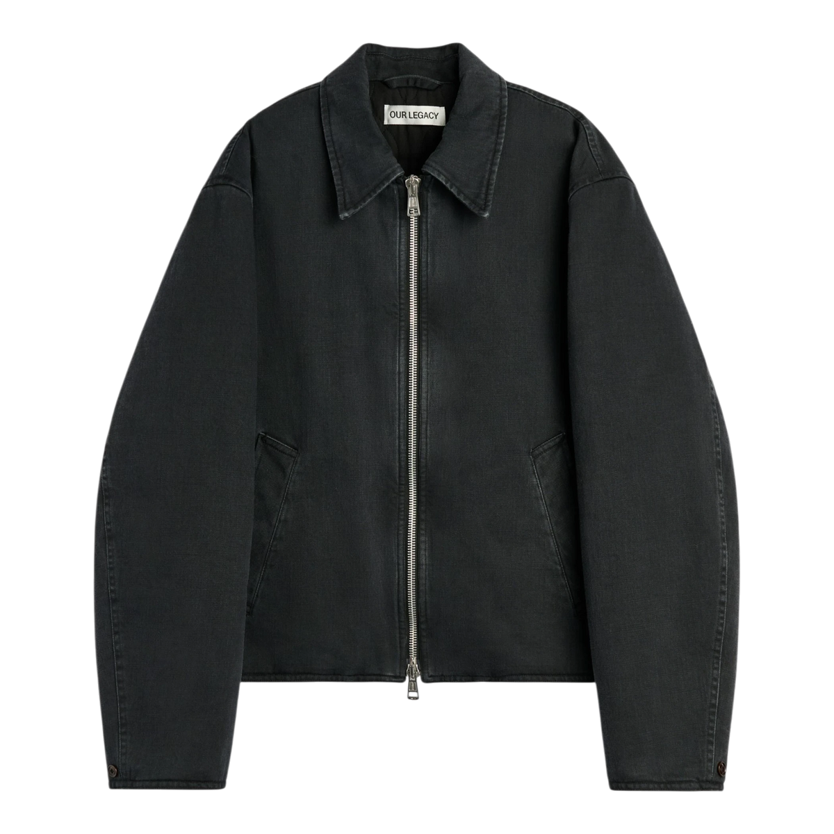 Our Legacy - Slight Jacket - Enzyme Obsidian Field Sateen Jakke Our Legacy 