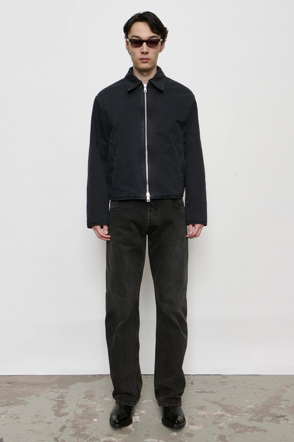 Our Legacy - Slight Jacket - Enzyme Obsidian Field Sateen Jakke Our Legacy 