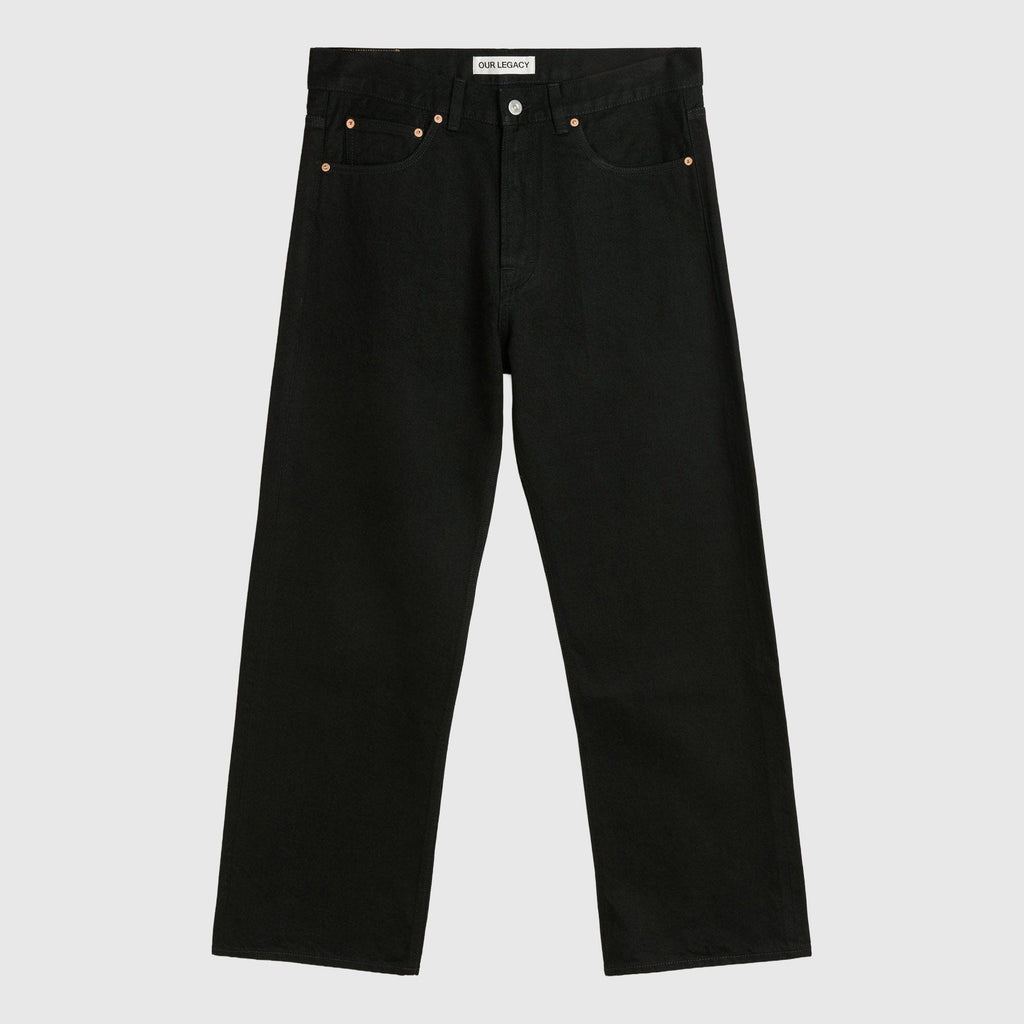 Our Legacy Third Cut Jeans - Black Pants Our Legacy 