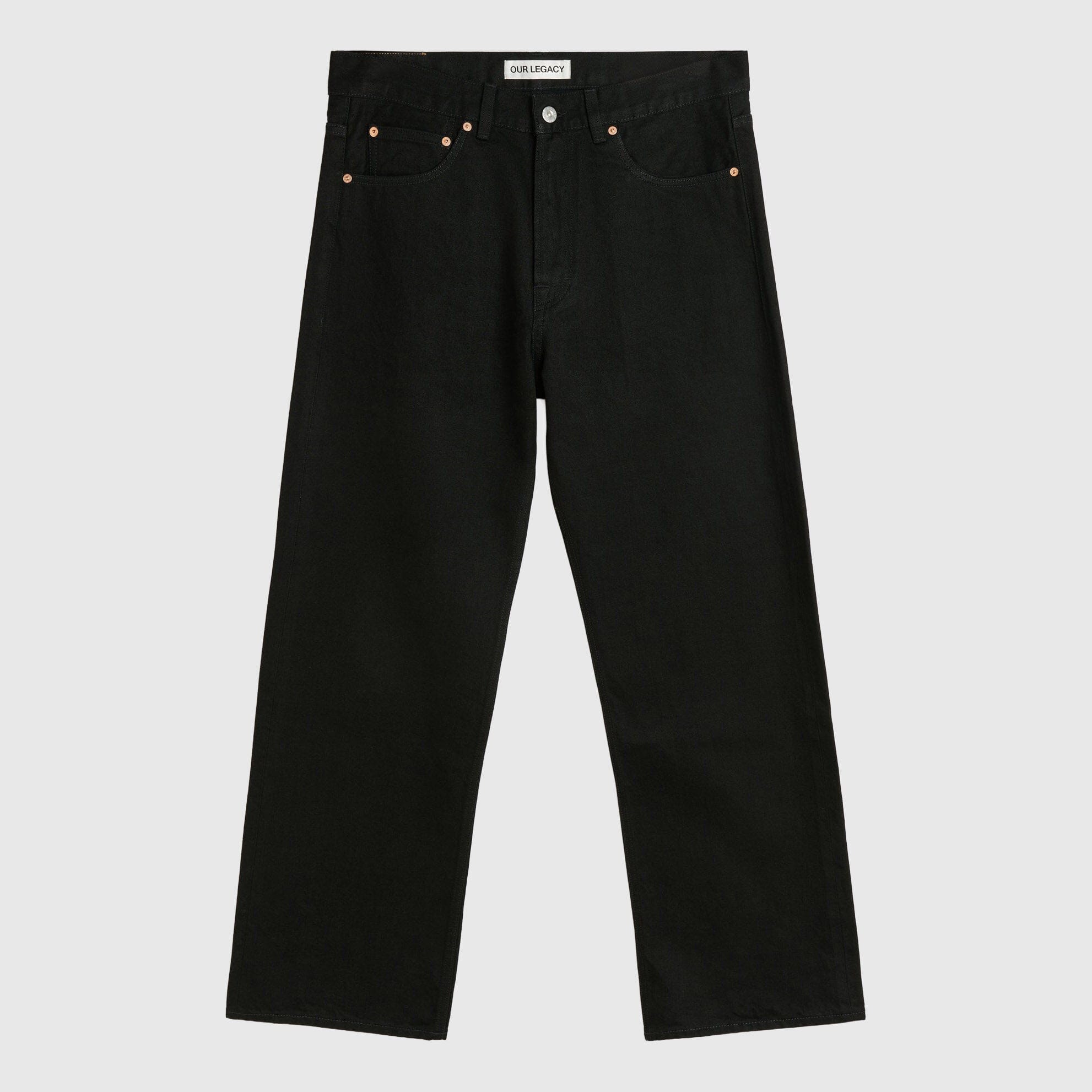 Our Legacy Third Cut Jeans - Black Pants Our Legacy 