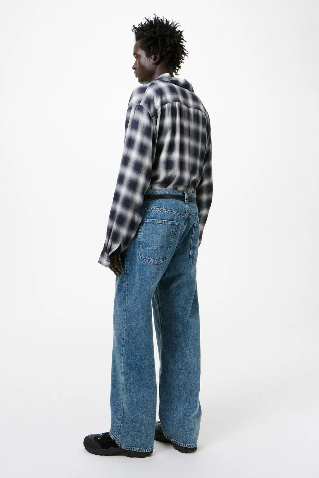 Our Legacy Third Cut Jeans - Tech Wash Blue Pants Our Legacy 