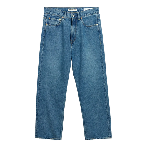 Our Legacy Third Cut Jeans - Tech Wash Blue Pants Our Legacy 