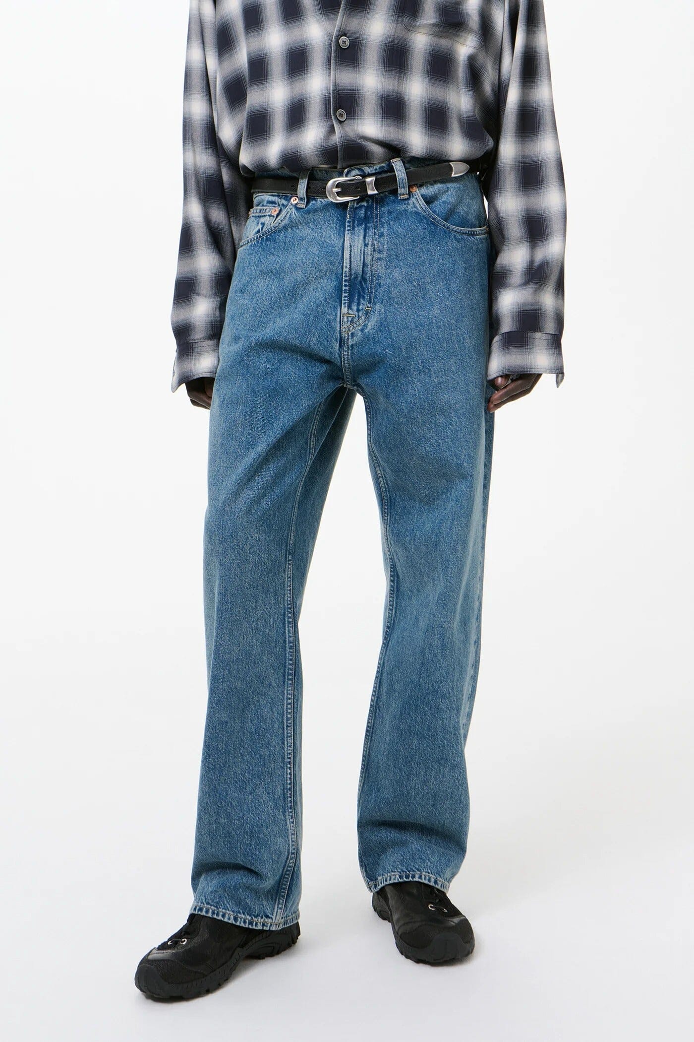 Our Legacy Third Cut Jeans - Tech Wash Blue Pants Our Legacy 