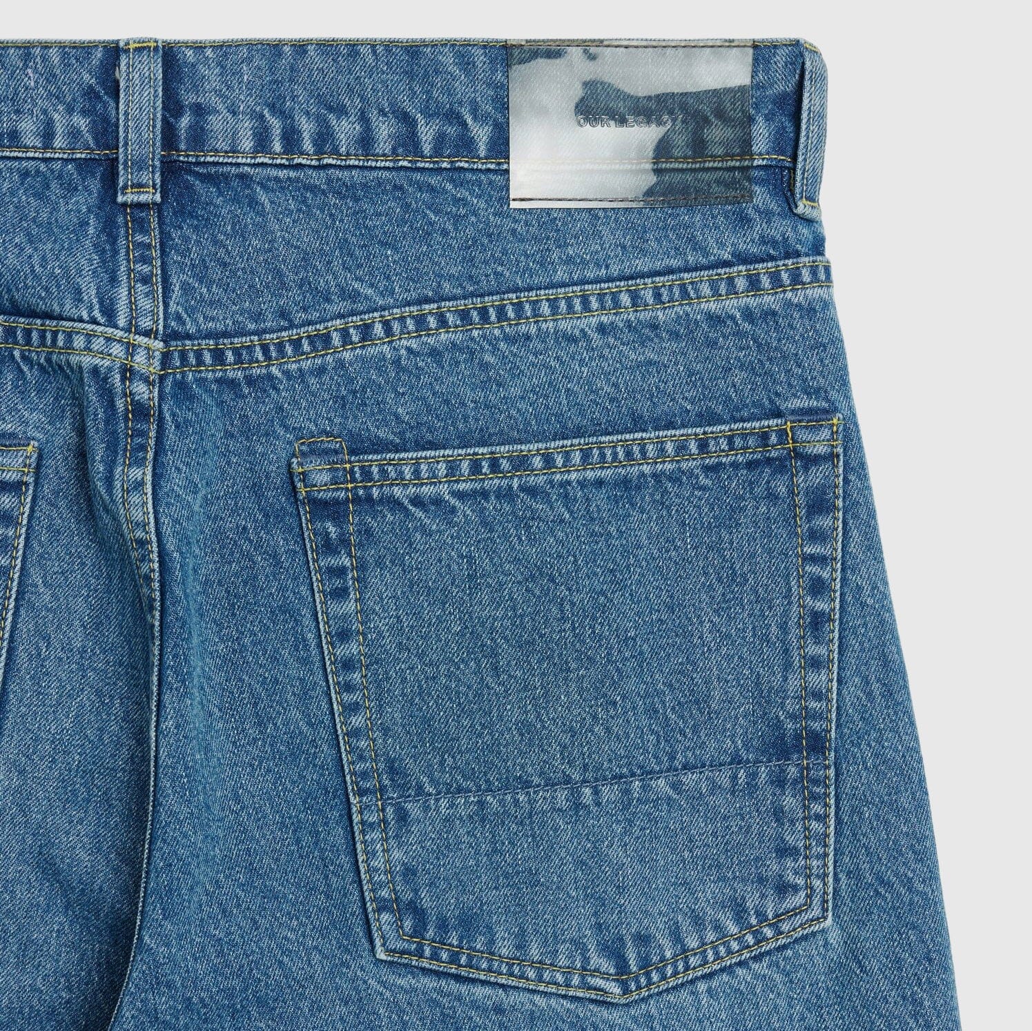 Our Legacy Third Cut Jeans - Tech Wash Blue Pants Our Legacy 