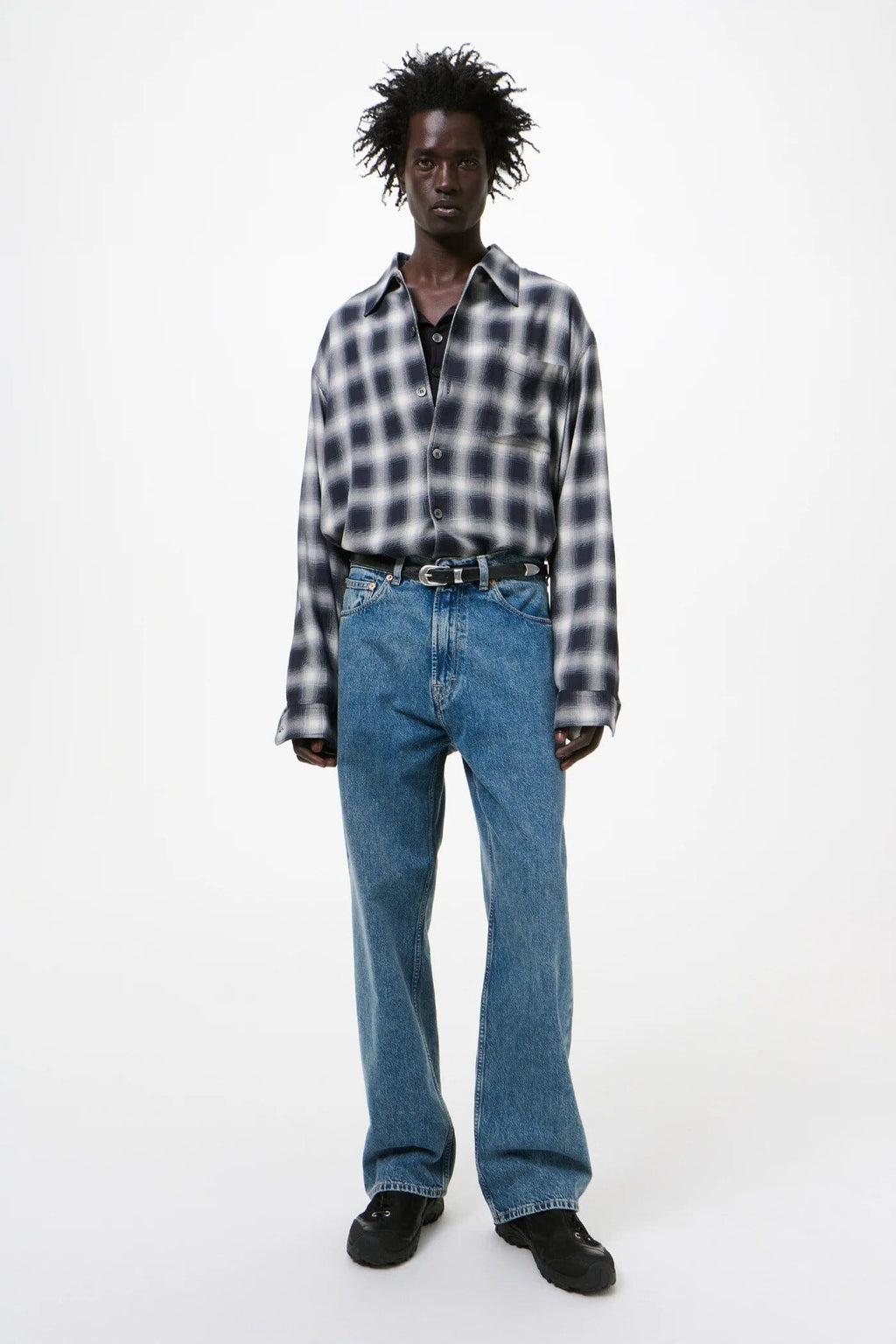 Our Legacy Third Cut Jeans - Tech Wash Blue Pants Our Legacy 