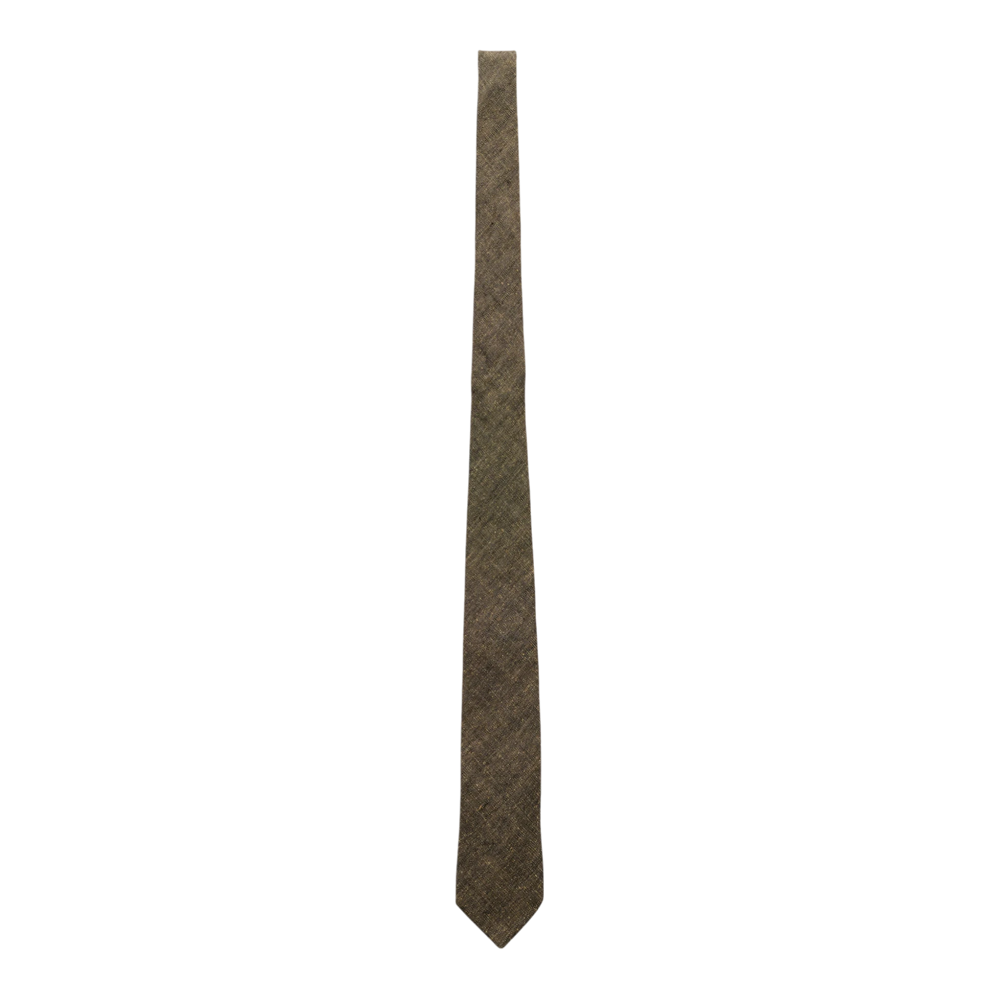 Our Legacy Tie - Deep Husk Soft Grain Weave Tie Our Legacy 