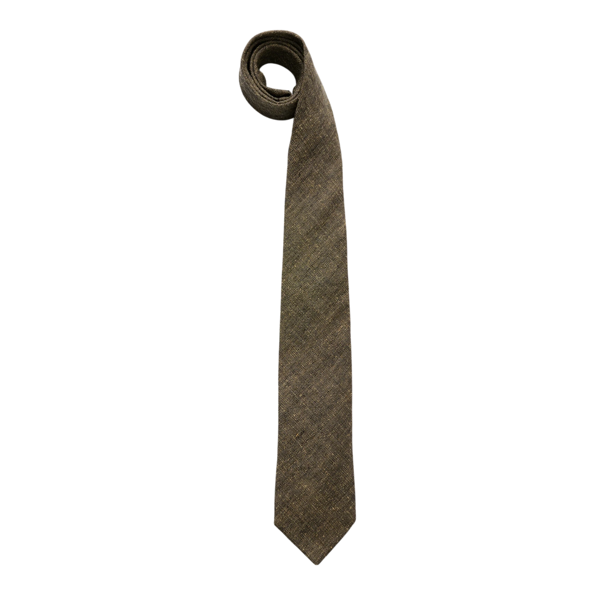 Our Legacy Tie - Deep Husk Soft Grain Weave Tie Our Legacy 