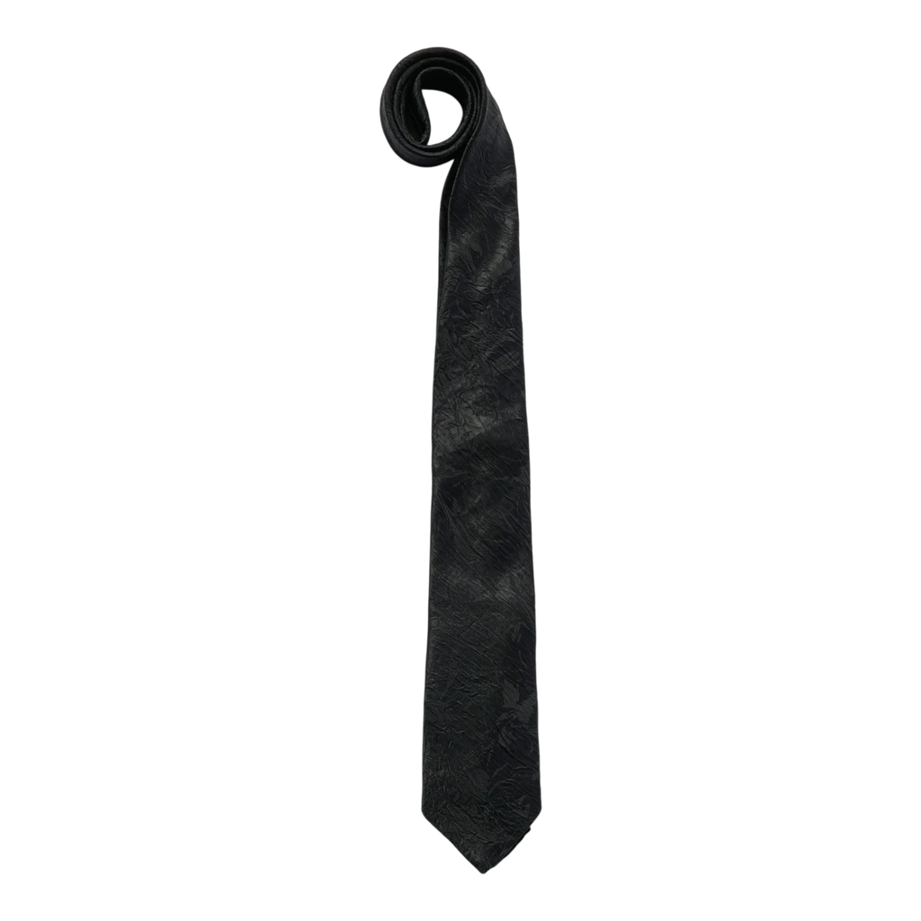 Our Legacy - Tie - Noir Bloom Liquid Acetate Slips Our Legacy 