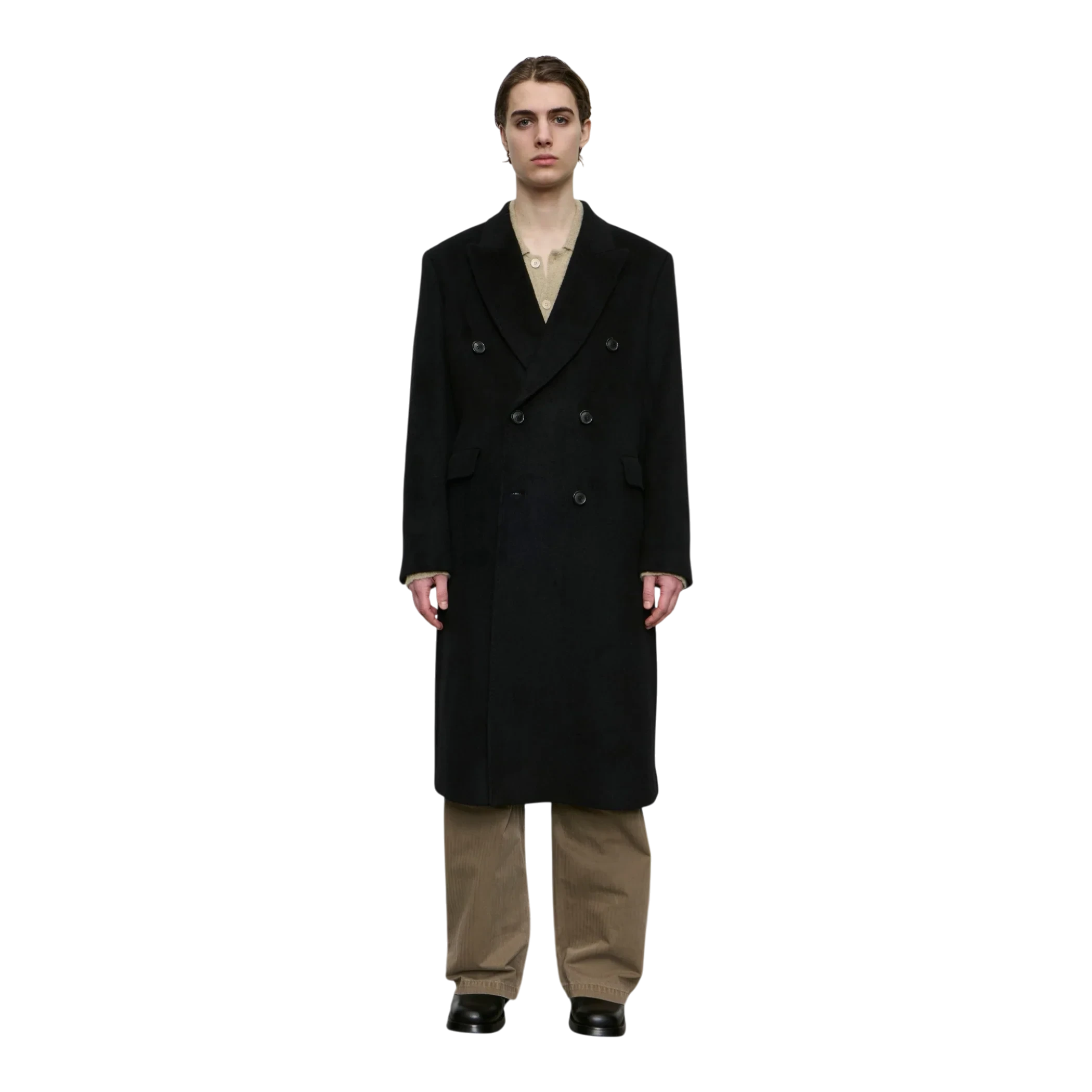 Our Legacy - Whale Coat - Black Hairy Wool Jakke Our Legacy 