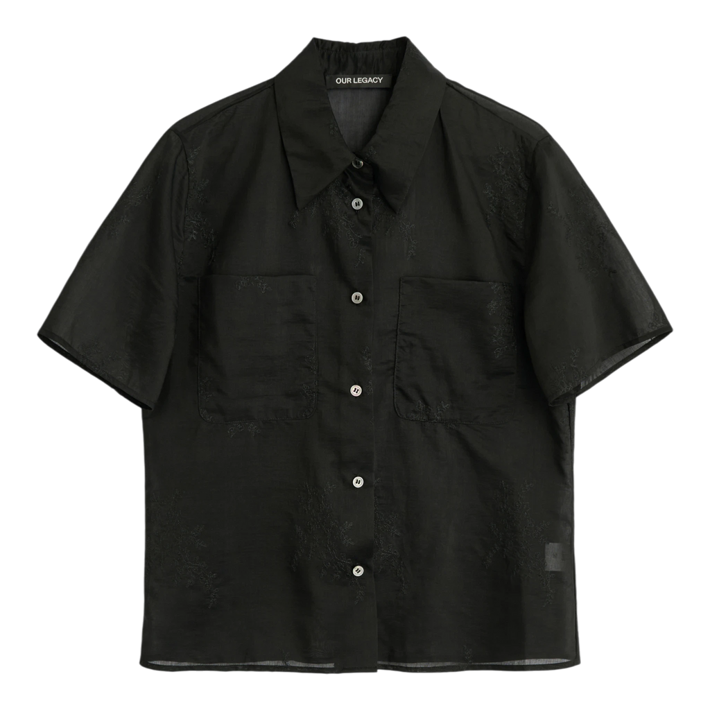 Our Legacy X-Ray Shirt - Noir Bloom Ethereal Veil Shirt Our Legacy 
