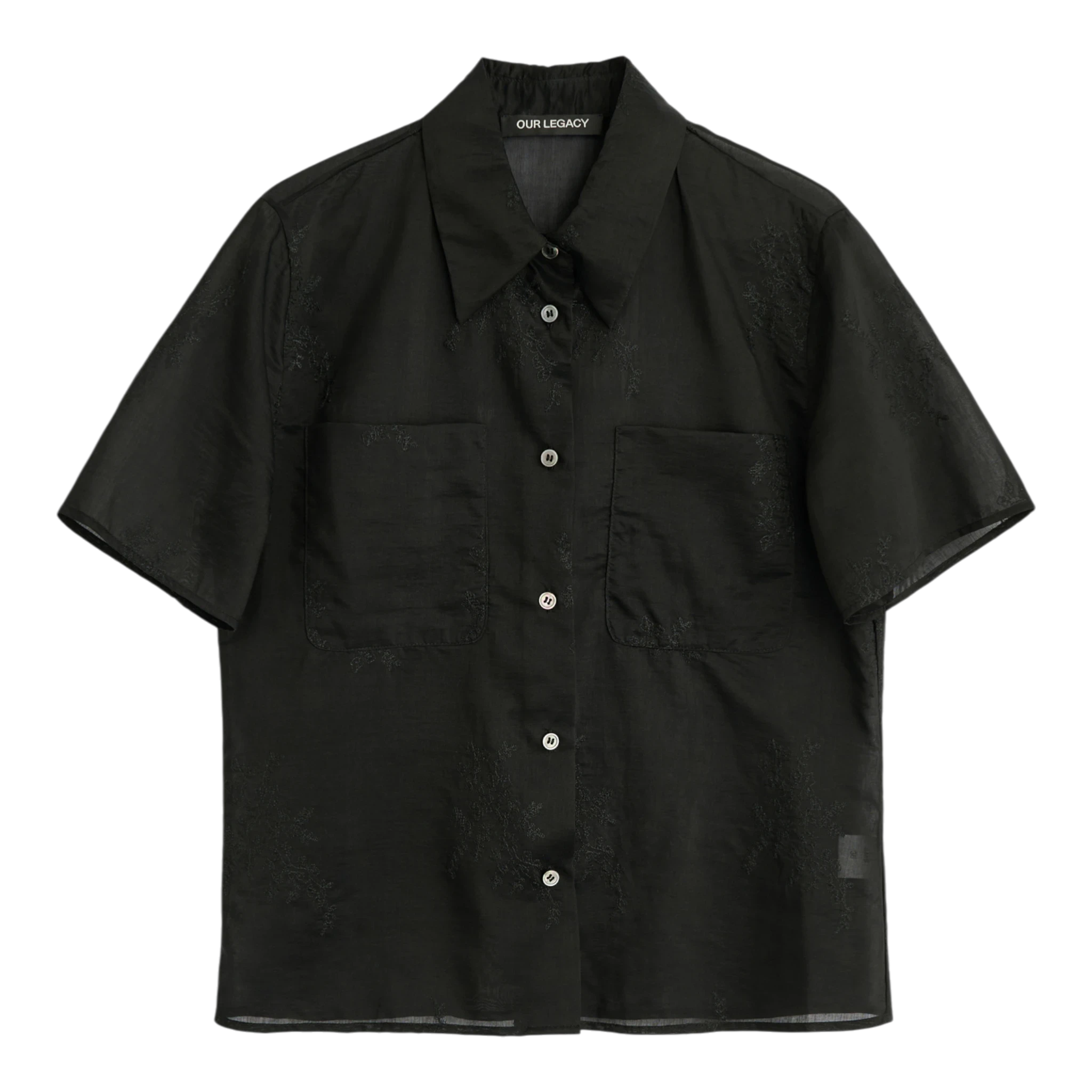 Our Legacy X-Ray Shirt - Noir Bloom Ethereal Veil Shirt Our Legacy 