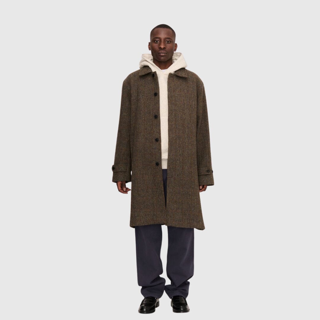 Palmes Cedric Wool Coat - Brown Coat Palmes 