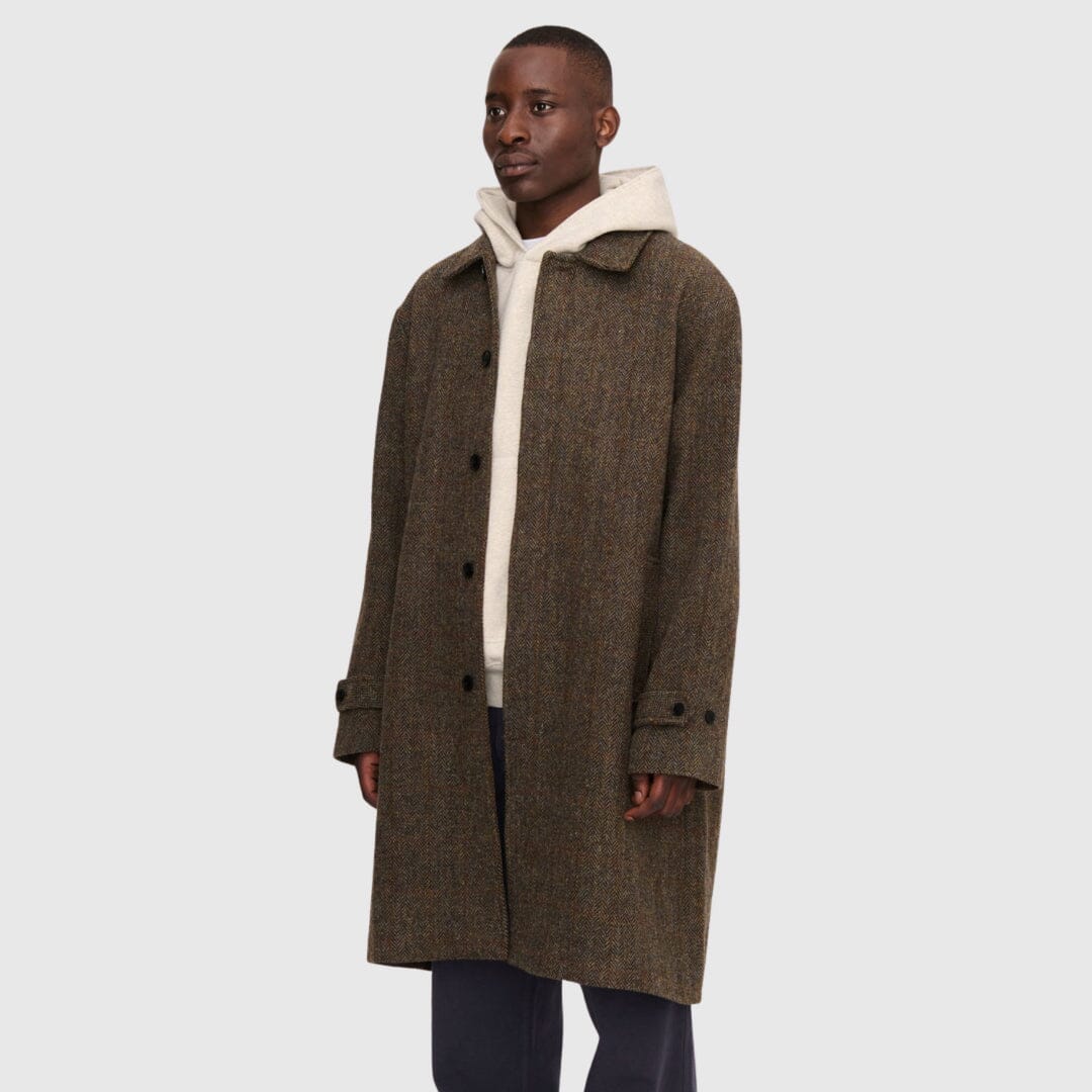 Palmes Cedric Wool Coat - Brown Coat Palmes 